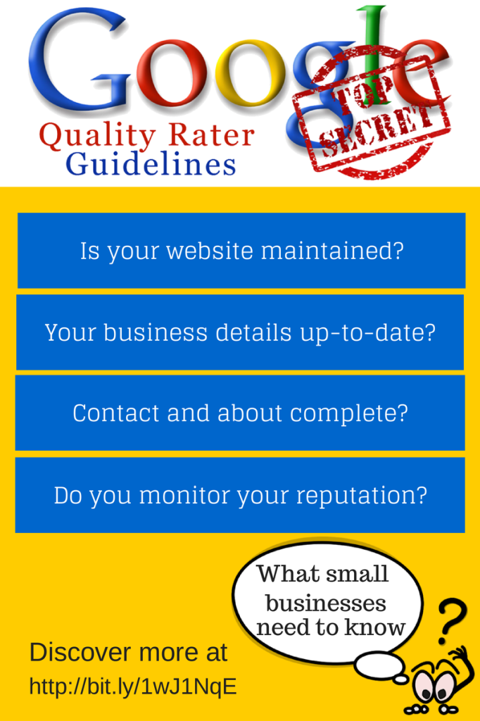 Google Quality Rater Guidelines - What do small business need to know