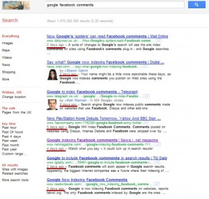 Google search freshness update